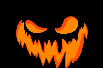 Baron Pompoen. Halloween grijns.